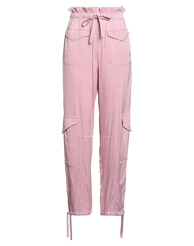 GANNI Casual pants Pink 50% EcoVero™ viscose, 50% Cupro
