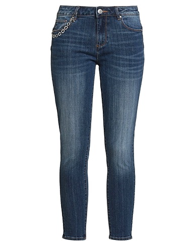 FRACOMINA Denim trousers 98% Cotton, 2% Elastane