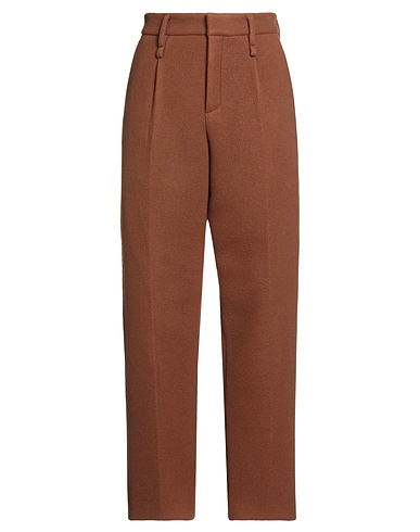 FEDERICO CINA Pantalón Marrón 75% Lana Virgen, 25% Poliamida