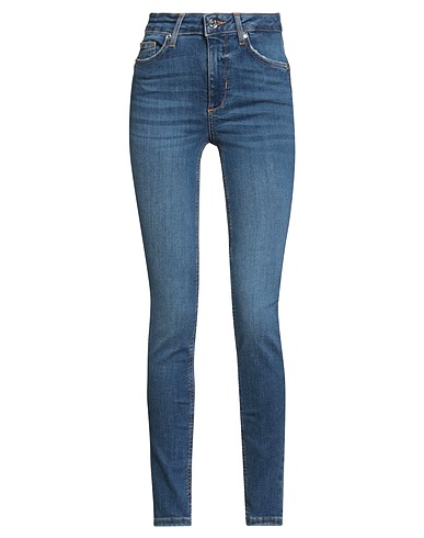 LIU •JO Denim trousers Blue 84% Cotton, 14% Polyester, 2% Elastane
