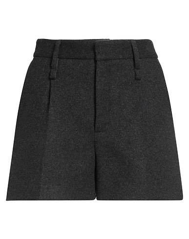 FEDERICO CINA Shorts & Bermuda Antracite 70% Lana, 30% Poliammide