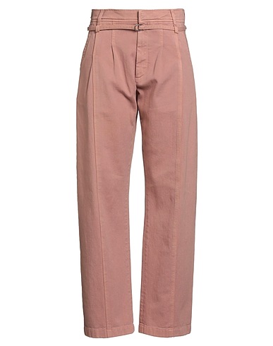 FEDERICO CINA Casual pants Antique rose 100% Cotton