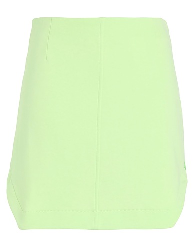 JIJIL Mini skirt Light green 70% Cotton, 30% Polyester