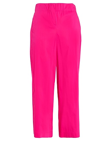 JIJIL Casual trouser Magenta 79% Cotton, 18% Polyamide, 3% Nylon