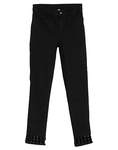 LIU •JO Denim trousers X ISKO Black 70% Cotton, 18% Modal, 8% Polyester, 4% Elastane