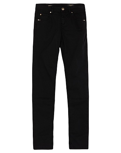 GAUDÌ Casual pants JEANS Black 98% Cotton, 2% Elastane