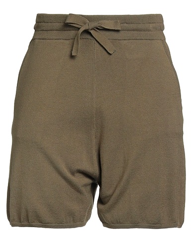 MAJESTIC FILATURES Shorts & Bermuda Military green 80% Organic cotton, 20% Elastane