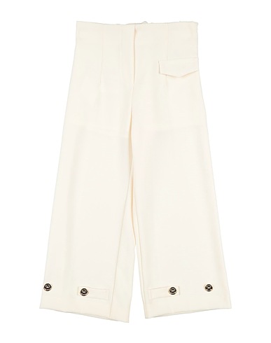 ELISABETTA FRANCHI Casual trouser LA MIA BAMBINA Ivory 100% Polyester