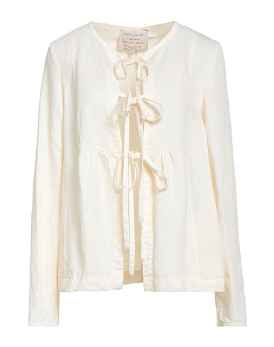 ALESSIA SANTI Jacke Elfenbein 75% Lycra®, 25% Leinen