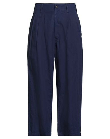Y'S FOR MEN Casual trouser Midnight blue 55% Cotton, 45% Linen