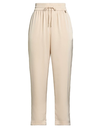 TWINSET Casual trouser Cream 100% Polyester