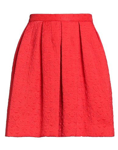 ANNARITA N Minirock Rot 56% Baumwolle, 44% Polyester