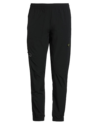 EA7 Casual trouser Black 70% Recycled polyester, 30% Elastomultiester