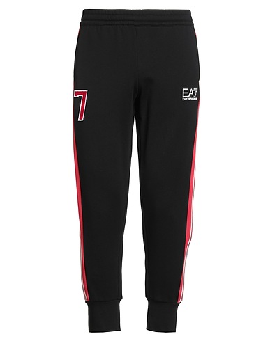 EA7 Casual pants Black 85% Cotton, 15% Polyester