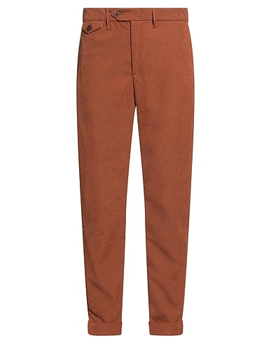 0/ZERO CONSTRUCTION Pantalone Marrone 97% Poliestere, 3% Elastan