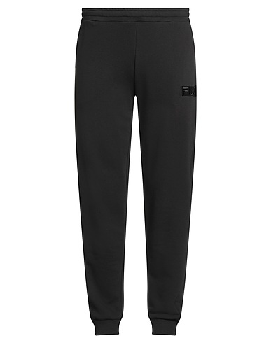 FILA Casual trouser Black 65% Cotton, 35% Elastane