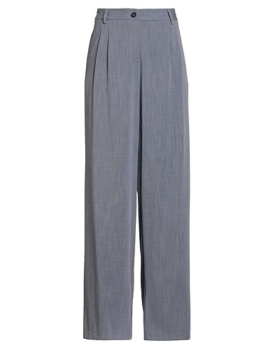 CARACTÈRE Casual trouser Slate blue 52% Polyester, 45% Viscose, 3% Elastane