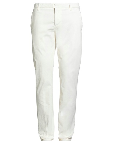 DONDUP Pantalone Bianco 98% Cotone, 2% Elastan