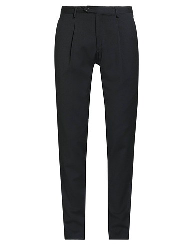 TOMBOLINI Casual trouser Black 98% Wool, 2% Lycra®