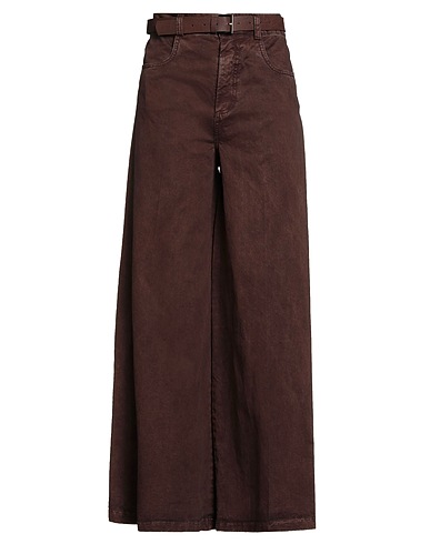 MOTEL Denim pants Chocolate brown 100% Cotton