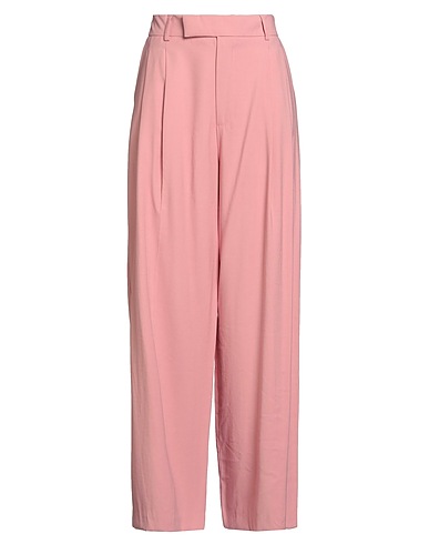 VICOLO Повседневные брюки Розовый 86% Вискоза, 14% Полиэстер