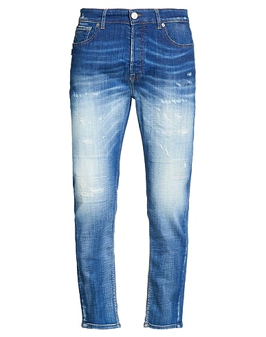 PMDS PREMIUM MOOD DENIM SUPERIOR Denim pants Blue 98% Cotton, 2% Elastane