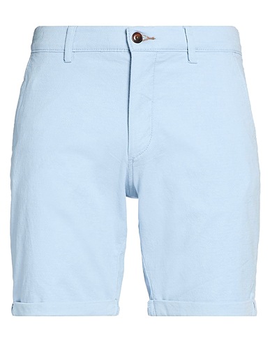 JACK & JONES Shorts & Bermuda Sky blue 78% Cotton, 20% Recycled cotton, 2% Elastane