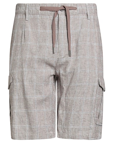 PHILOTINTO Shorts & Bermuda Taupe 55% Linen, 45% Cotton