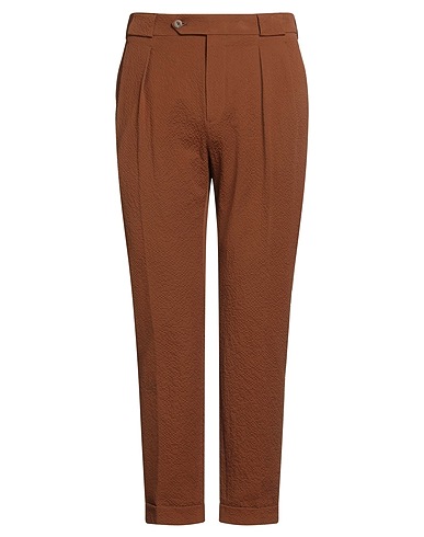 BERWICH Casual trouser Camel 97% Cotton, 3% Elastane