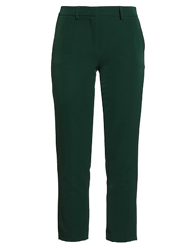 ALICE MILLER Casual trouser Dark green 88% Polyester, 12% Elastane