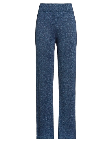 TENSIONE IN Casual pants Bright blue 80% Viscose, 20% Metallic fiber
