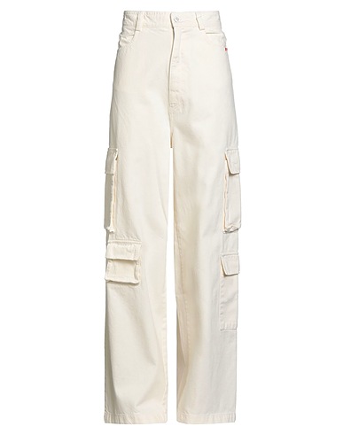 AMISH Denim trousers Off white 100% Cotton