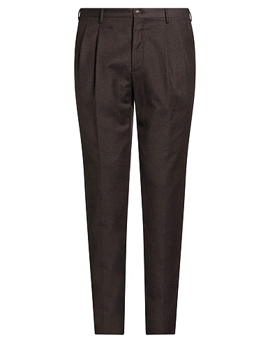INCOTEX Pantalone BY SLOWEAR Testa di moro 100% Lana Vergine