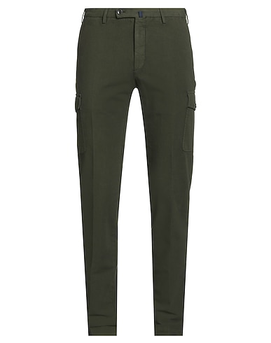 INCOTEX Casual trouser BY SLOWEAR Dark green 98% Cotton, 2% Elastane
