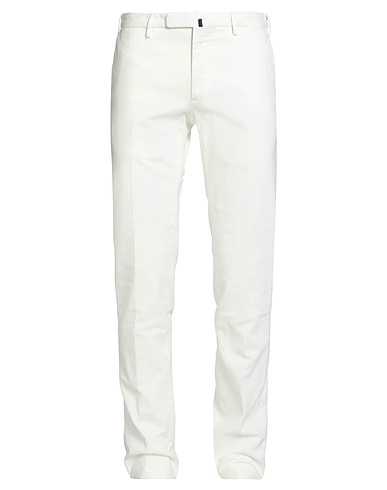 INCOTEX Casual trouser BY SLOWEAR Ivory 98% Cotton, 2% Elastane