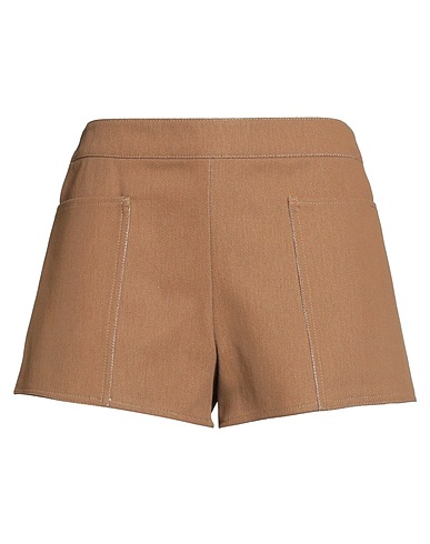 MAX MARA Shorts & Bermuda SFILATA Sand 100% Cotton