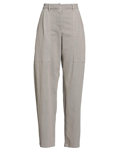 BRUNELLO CUCINELLI Denim trousers Sand 96% Cotton, 4% Elastane