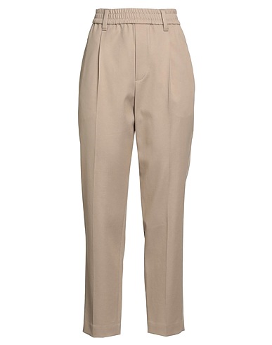 BRUNELLO CUCINELLI Casual pants Beige 97% Cotton, 3% Elastane, Ecobrass