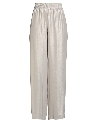 BRUNELLO CUCINELLI Casual pants Light grey 100% Silk
