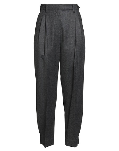 BRUNELLO CUCINELLI Casual pants Charcoal 100% Virgin Wool