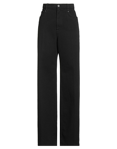 BRUNELLO CUCINELLI Denim trousers Black 100% Cotton