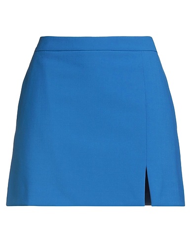 JUCCA Minirock Blau 53% Polyester, 43% Schurwolle, 4% Elastan