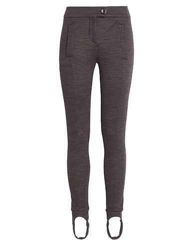 PINKO Leggings Dark brown 45% Polyester, 37% Virgin Wool, 15% Polyamide, 3% Elastane