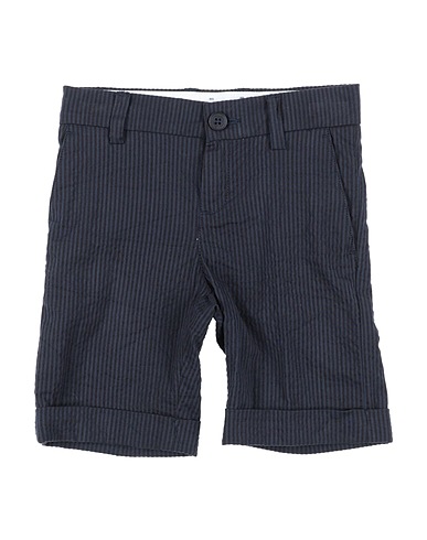 BOSS Shorts & Bermuda Navy blue 97% Cotton, 3% Elastane