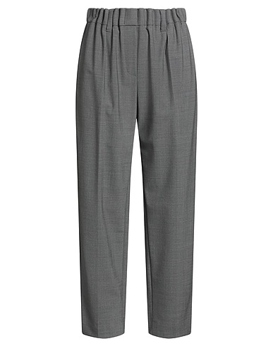 BRUNELLO CUCINELLI Casual trouser Grey 75% Virgin Wool, 23% Polyamide, 2% Elastane, Polyester