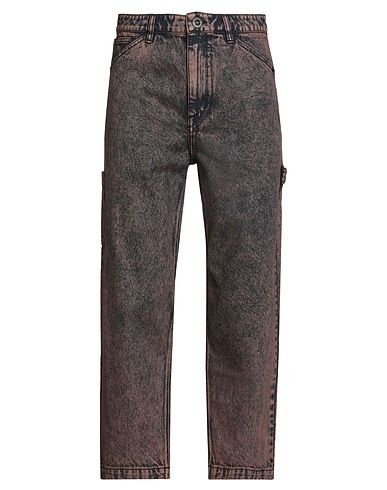 VOLCOM Denim trousers Brown 100% Cotton