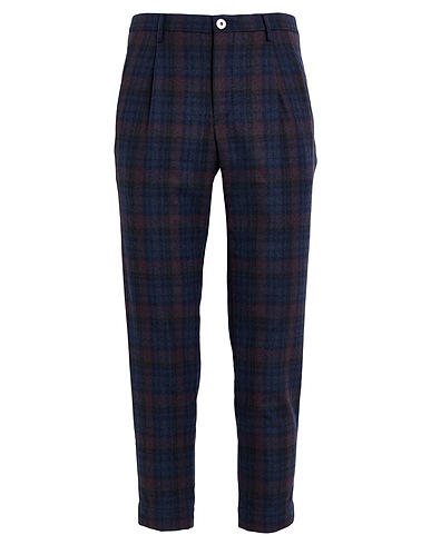 INCOTEX Casual trouser BY SLOWEAR Navy blue 75% Virgin Wool, 25% Polyamide