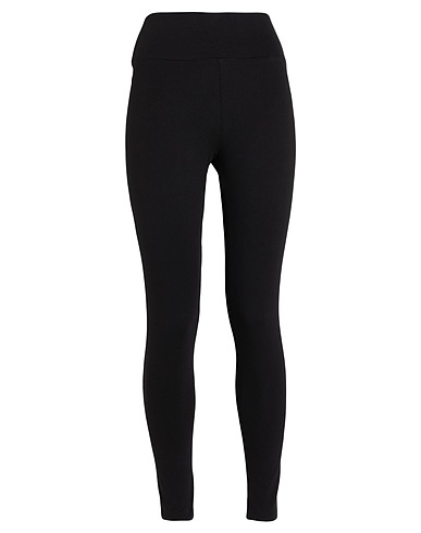 EA7 Leggings Black 93% Cotton, 7% Elastane