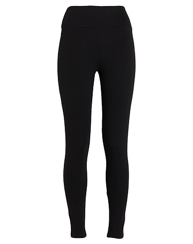 EA7 Leggings Black 93% Cotton, 7% Elastane