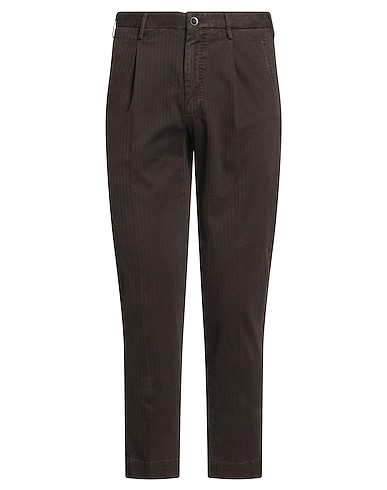 INCOTEX Casual trouser BY SLOWEAR Chocolate brown 98% Cotton, 2% Elastane